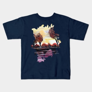 Autumn Sundown Kids T-Shirt